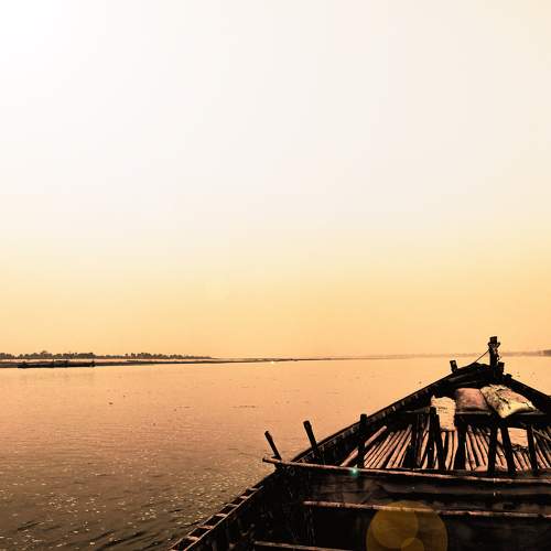 Boat in Ganga River