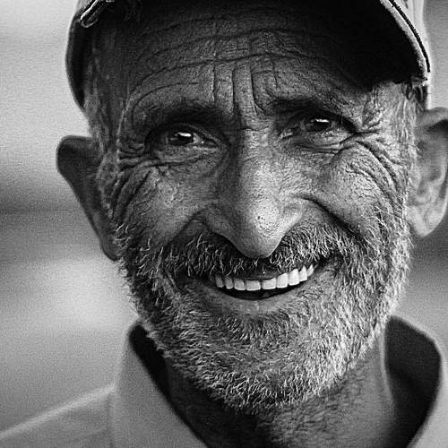 Happy oldman