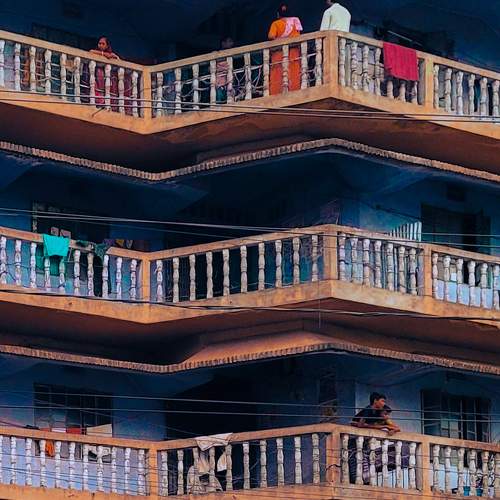 Balconies.