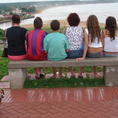 Esperando o dono para irmos embora.