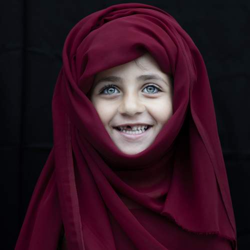 Portrait of an Iranian Kurdish girl