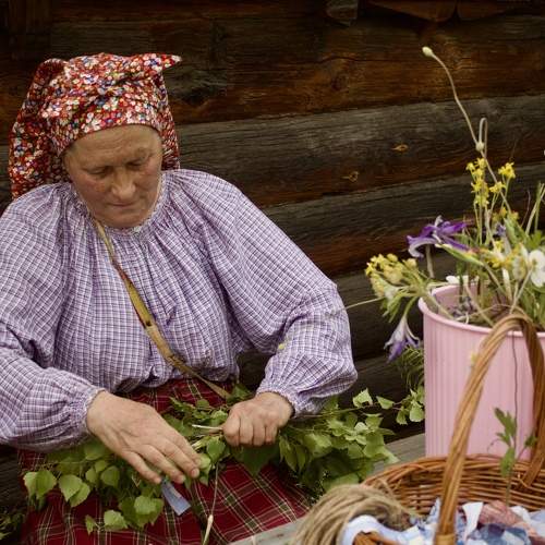 The birch wreath