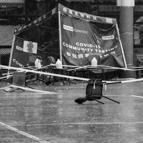 Typhoon chaba and covid 19 community testing centre