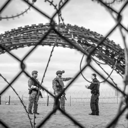 Guatemala Refugees In Mexican American Border