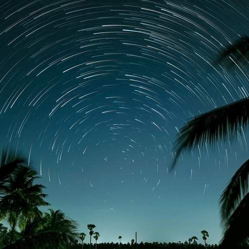 Star trails on phone