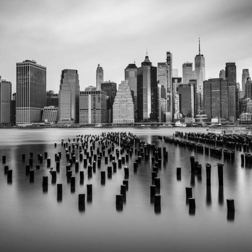 Lower Manhattan from Brooklyn Bridge Park