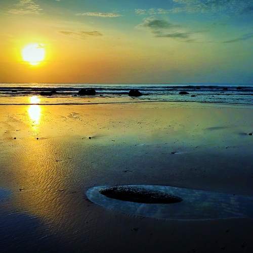 Creative photography butler sea beach