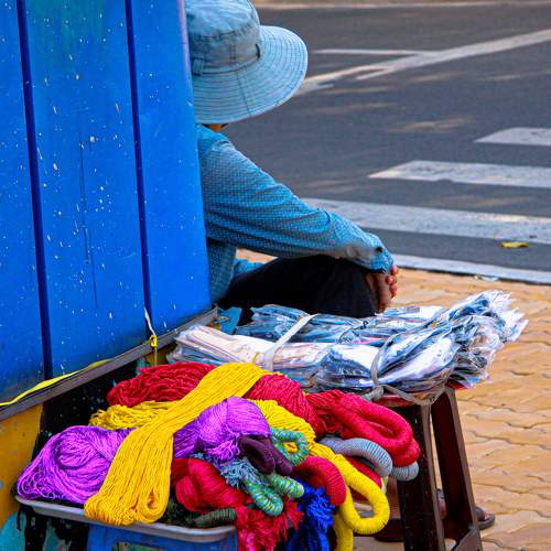 Man in the street