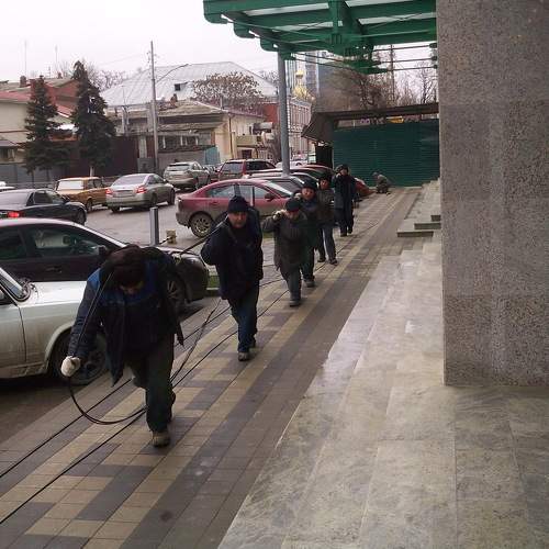 Городские бурлаки