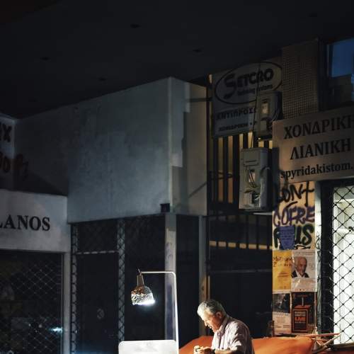 Street coconut seller
