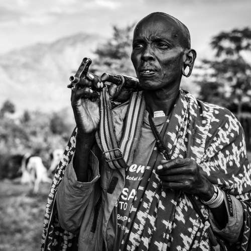 The Chief of the Surma Tribe