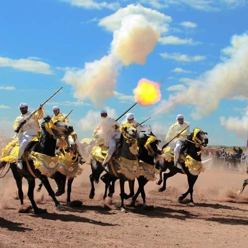 Moroccan Fantasia - Traditional Horse Riders