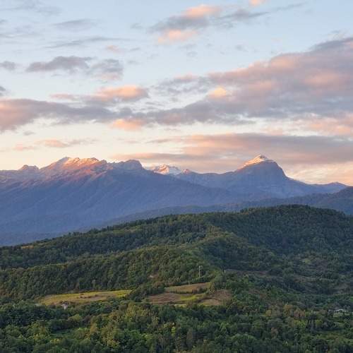 Evening in the mountains