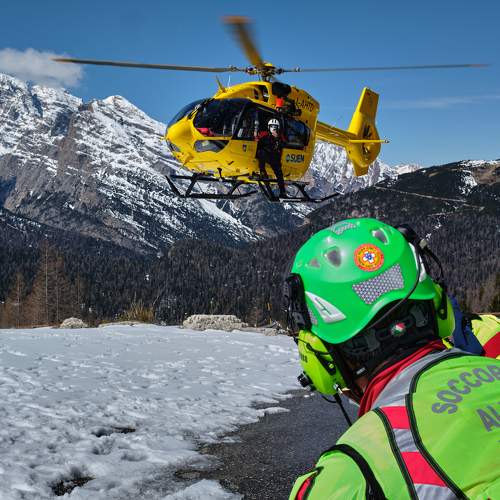 Rescue comes from the sky