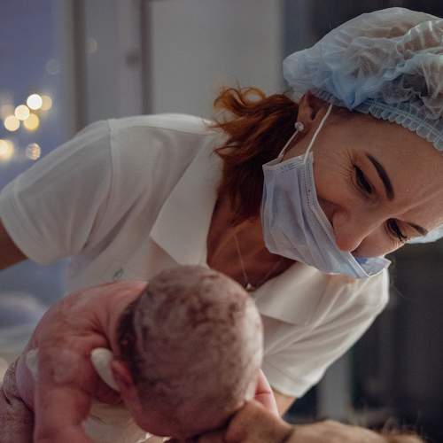 Акушерство. Первый поцелуй.