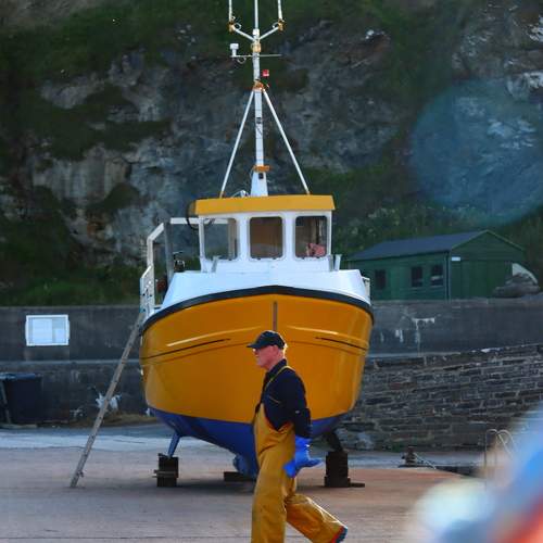 Fisherman Lybster Caithness Scotland.