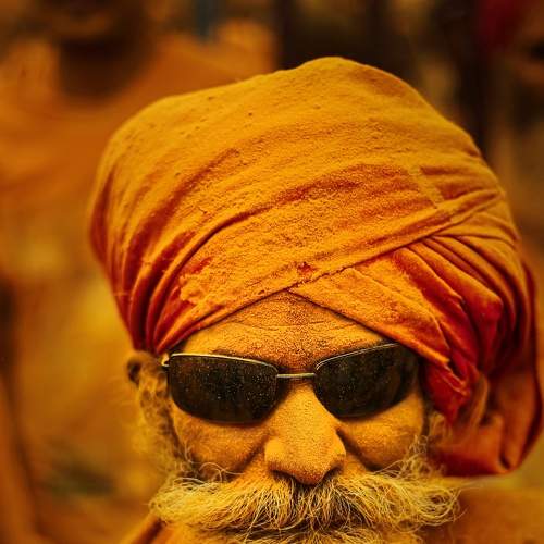 Yellow street potrait