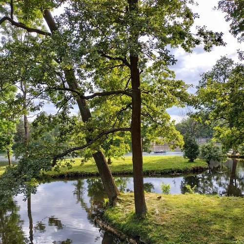Lake in Gatchina Park