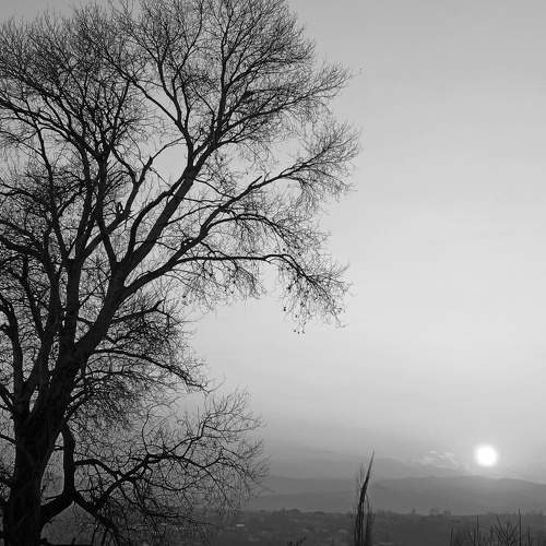 Sunset.