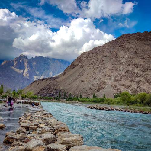 Soq Valley Lake situated at the heart of Skardu