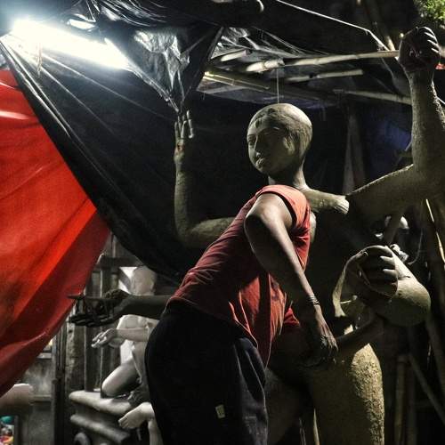 Making of Goddess Kali