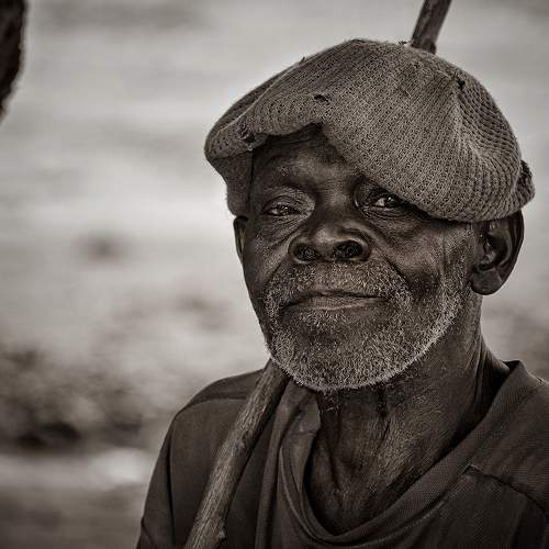 African old man