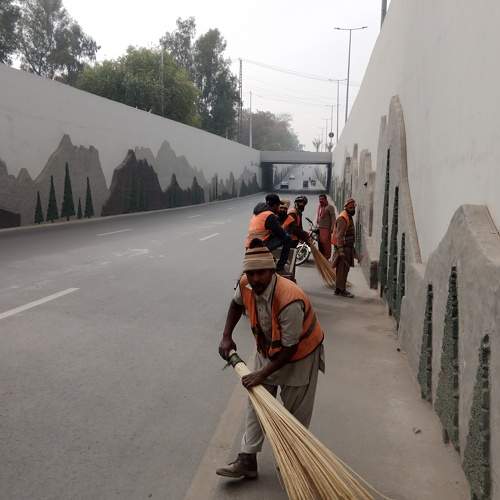 City cleaning