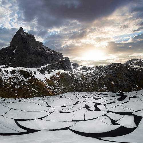 Dramatic beautiful landscape