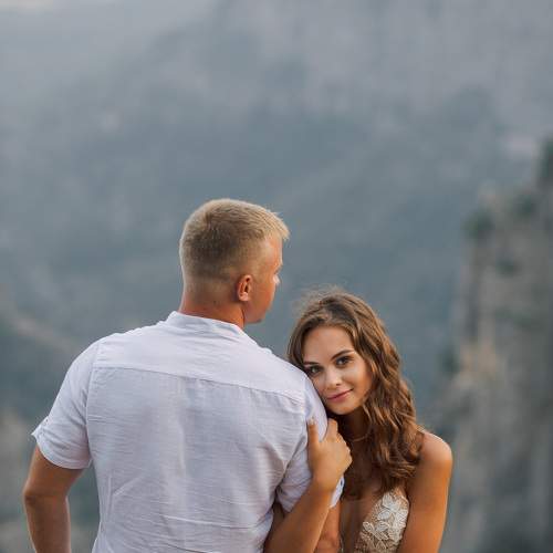 Wedding on canyon