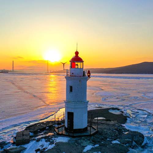 Утро на маяке / Morning at the lighthouse