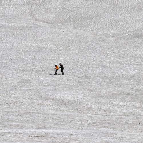 People from a drone
