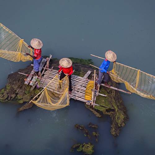Fisher Men at work