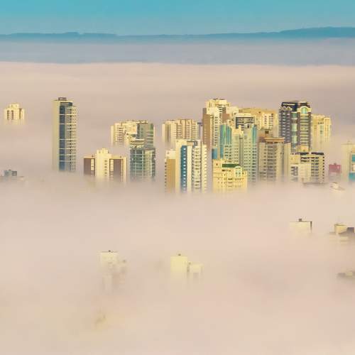The city above the clouds