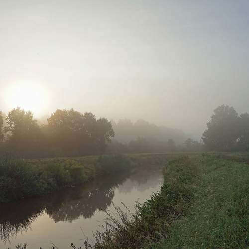 sunrise at the river