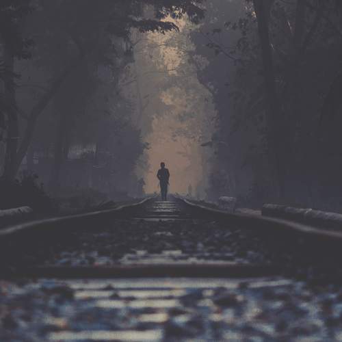 I walk alone.