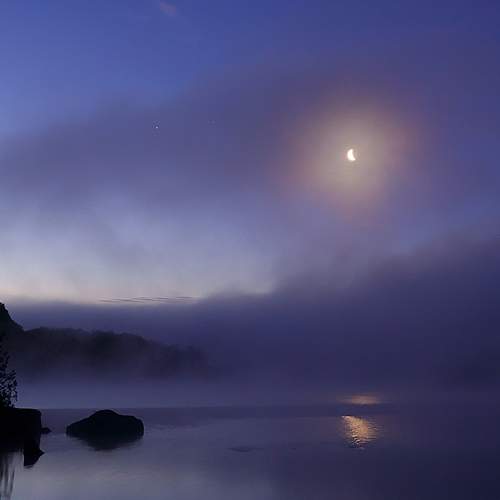 Foggy Moon