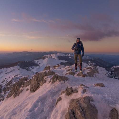 On the top