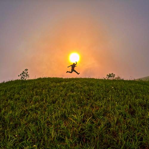 Reaching the sun!