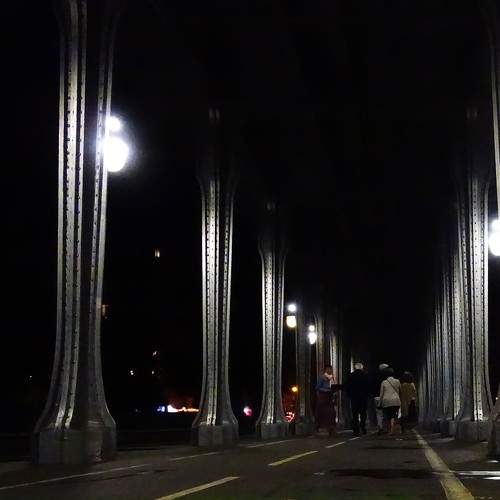 Noche en el puente