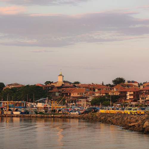 A sunset in Bulgaria, Ancient City of Nessebar