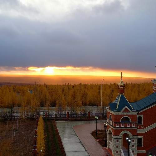 Золотой закат