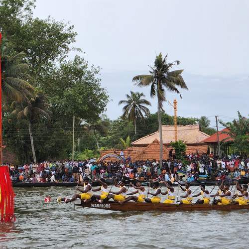 snake boat race Kerala India