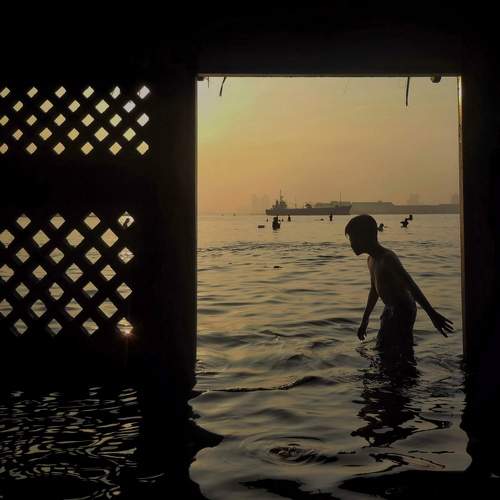 Sinking Mosque in Jakarta