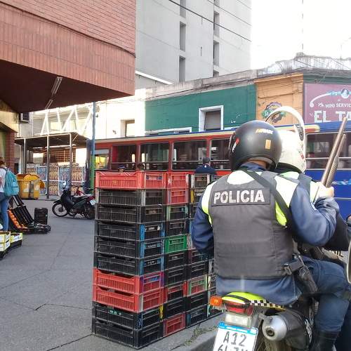 Policía en acción