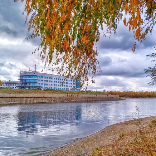 На берегу Оми