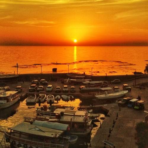 Sunset Byblos Port/Lebanon