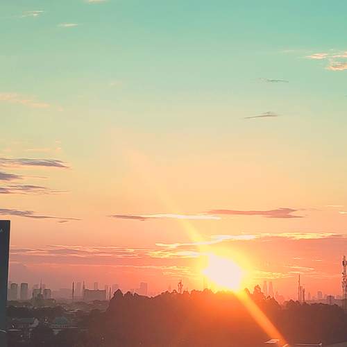 sunset from bekasi