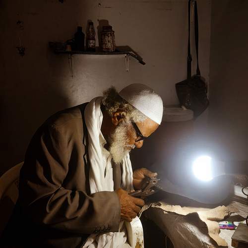 Man in the bazar