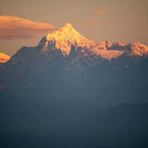 A golden sunrise