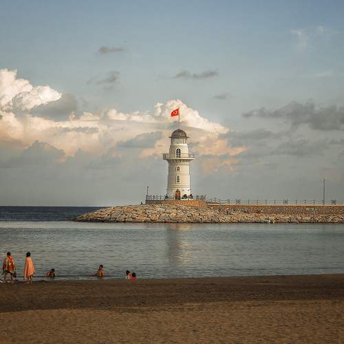 Lighthouse, Alanya, Tyrkey
